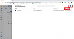 Analytics Account User Management