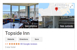 topside inn google result